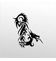 Folyo Sticker Ejderha 70cm Uzunluk