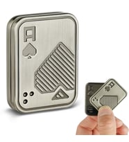 Yeni Nesil EDC Fidget A Metal Kart – Stres Atıcı Premium Tasarım  Günlük Taşıma