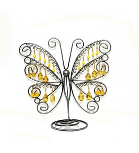 İthal Metal Siyah Renk 26x28Cm Küpe Standı (A.Siyah)