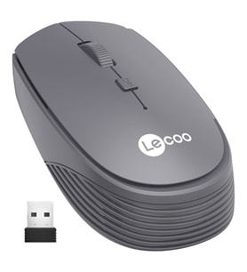 Lecoo WS202 Kablosuz Optik Mouse 1200 DPI 4 Tuşlu Gri