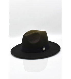 Erkek Multicolor Fötr Şapka Haki Panama Hat