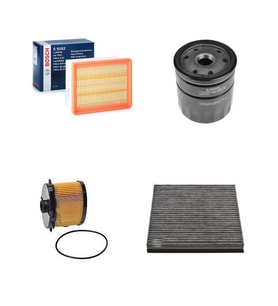 Bosch Filtre Bakım Seti Peugeot Partner 1.9 Dizel 2003-2007 Hava + Yağ F + Yakıt F. + Polen Bosch