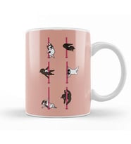 French Bulldog Pole Dancing Club Kupa Bardak Porselen