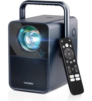 Poseidon E40-1000 ANSILümen, Android TV 11, Netflix Sertifikalı, HDMI, Wi-Fi 6 & Bluetooth 5.3, Dahili 20W Dolby Audio Hoparlör, Otomatik Fokus,Düzeltme,Hizalama Max.150" 4K Projeksiyon