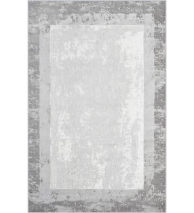 Eliana Home Baskılı, Yıkanabilir Kaymaz Taban Salon Halısı LNA1854-SM310 100x150 cm (Gri)