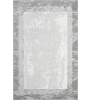 Eliana Home Baskılı, Yıkanabilir Kaymaz Taban Salon Halısı LNA1854-SM310 100x150 cm (Gri)