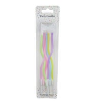 MUM METALİK BURGULU 15 CM MAKARON RENGARENK PK:6-