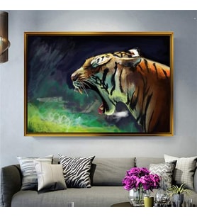 Altın Çerçeveli dekoratif tablo l302 (Gold)