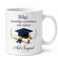Kişiye Özel Diploma Kutlama Baskılı Kupa Bardak Mezuniyet Hediye