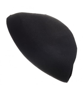 Strad Pad 477100 Siyah Küçük Boy Silikon Çenelik Pedi  Ergonomik Yumuşak Yüzey, Terletmeyen Malzeme, Güvenli ve Hijyenik Kullanım