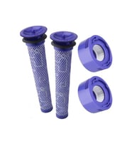 Dyson V7 V8 Cordless Uyumlu Filtre Seti 4lü (Ön,Arka)