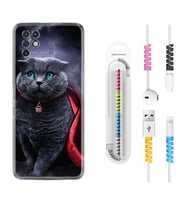 INFINIX Note 11 Pro Note 10 Hot 9 Play Kılıf Kablo Koruma Spiral Silikon Super Cat 1666