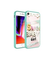 Apple iPhone SE 2022 Uyumlu Kılıf Kamera Korumalı Desenli Sert Silikon Zore Epoksi Kapak (Model 5)