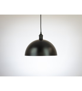 RİOLİGHT RETRO SİYAH İÇİ BEYAZ TEKLİ METAL SARKIT ÇAP: 40CM