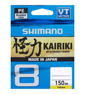 Shimano Kairiki Yeni Seri 8x Yellow 150m İp Misina (MADE IN JAPAN) 0,19 mm