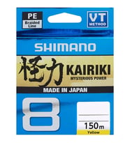 Shimano Kairiki Yeni Seri 8x Yellow 150m İp Misina (MADE IN JAPAN) 0,19 mm