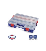 38x30x6,8mm Çok Bölmeli İstiflenebilir Organizer, Pratik ve Şık Kullanım