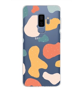 Samsung Galaxy S9 Plus Kapak Grunge Tasarımlı Şeffaf Silikon Kılıf