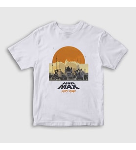 Presmono Unisex Çocuk Beyaz Armada Immortan Joe Film Mad Max T-Shirt 484001tt