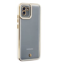 Galaxy A03 Kılıf Liva Lens Silikon - Beyaz
