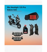 Rks Newlight 125 Pro Bakım Seti Ön-Arka Balata Filtre Ve Motul Motor Yağı 4Lü Set