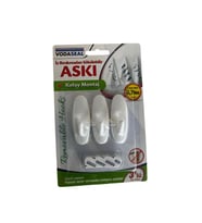 SÖKÜLEBİLİR BEYAZ 3LÜ ASKI İZ BIRAKMAYAN VODASEAL