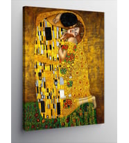 Kanvas Tablo Gustav Klimt The Kiss Öpücük