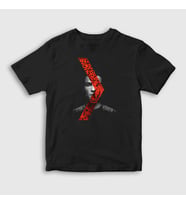 Presmono Unisex Çocuk Siyah Tiger Cristiano Ronaldo T-Shirt 294548tt