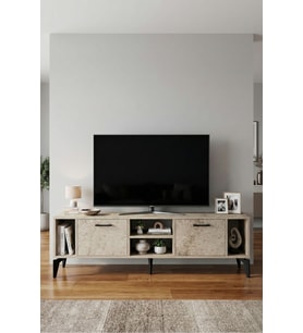 Linya TV Sehpası Suntalam Ekru 160x35 cm