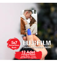 5x7 12 Adet Fotoğraf Baskısı - Solmayan Baskı - Orjinal Fujifilm Baskı - Kaliteli Fotoğraf