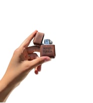 Deri Kılıflı Zippo Model Çakmak  Çakmak 5685 (Taba)