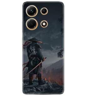 Infınix Note 30 Kılıf Silikon Desen Özel Seri Warrior 1653