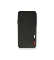 Çınarcık Dev iPhone X Kılıf Loop Deri Silikon - Siyah