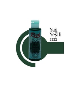 Rich Multi Surface Akrilik Boya 120 cc - 2222 Yağ Yeşili (Karışık)