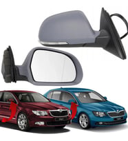 Skoda Superb Sağ Ayna Komple 6 Pin 2008-2015 3T1857508Bh
