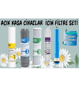 Su Arıtma Filtresi Seti 5 Li Mebran Filtre Seti
