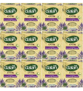 Dalan Antik Defneli Zeytinyağı Sabunu 900GR Lavantalı (12 Li Set)