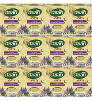 Dalan Antik Defneli Zeytinyağı Sabunu 900GR Lavantalı (12 Li Set)