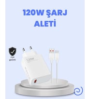 120 Watt Turbo Şarj Cihazı Redmi Note 10 11 12 Uyumlu