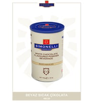 Sıcak Beyaz Çikolata 900 gr Teneke SIMONELLI