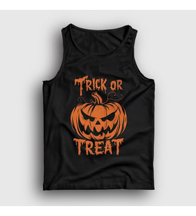 Presmono Unisex Siyah Trick Or Treat Halloween Cadılar Bayramı Atlet 500933tt