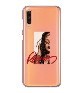 Samsung Galaxy A50 - A30S - A50S Uyumlu Rihanna Tasarımlı Şeffaf Telefon Kılıfı
