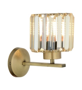 AVONNI AP-65244-1E Eskitme Kaplama Aplik E27 Metal Kristal 20x27cm