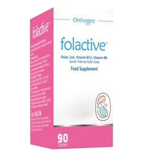 Orthogen Folactive 90 Tablet