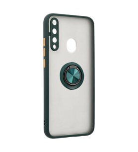 Northcity Huawei P40 Lite E Montreal Yüzüklü Silikon Kapak - Yeşil
