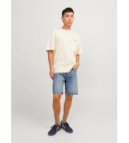 Jack&Jones Jjıchris Jjcooper Erkek Jean Şort (Mavi)