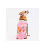 Pawstar Kedi ve KÜÇÜK Köpek T-Shirt Pink Aloha 2XL Sırt43cm Göğüs58cm Boyun38cm