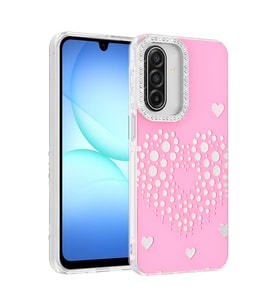 Galaxy A17 Kılıf Damla Taşlı Rivas Sert PC Kılıf