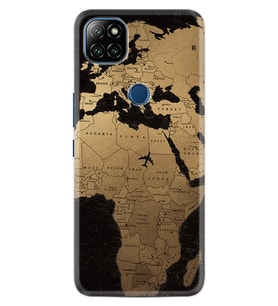 Casper E30 F20 X20 Kılıf Desemli Silikon Map Planet 1656