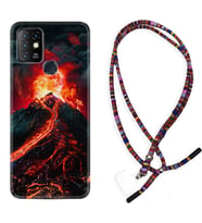 INFINIX Hot 8 9 10 11S Hot 10 Play 10T Kılıf Boyun Asklı Rasta Silikon Yanardağ 1611